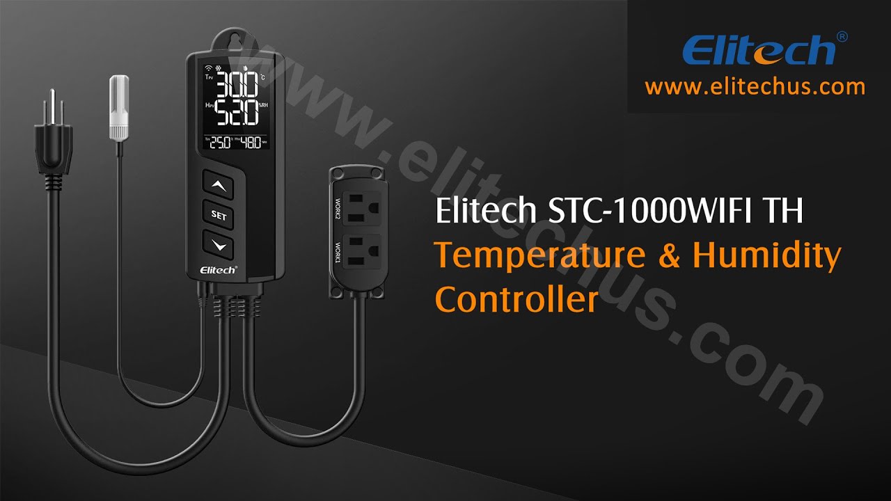  Elitech STC-1000 PRO TH/ STC-1000 WIFI TH Temperature and Humidity Controller