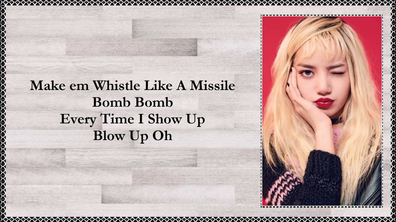 WHISTLE ACOUSTIC VERSION - BLACKPINK EASY LYRICS