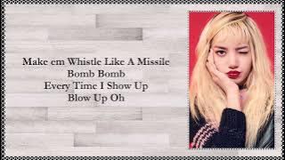 WHISTLE ACOUSTIC VERSION - BLACKPINK EASY LYRICS