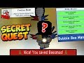 THE *SECRET* QUEST COMPLETED ( BBM QUEST )!!! - Roblox Bee Swarm Simulator