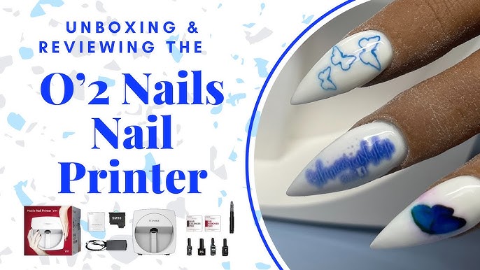 O2 nails nail printer #nailprinter #o2nails #o2nailsprinter #o2nailsus, nail  printer machine