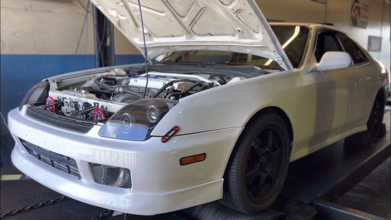 Fullbuilt Honda prelude H22a 542hp - YouTube