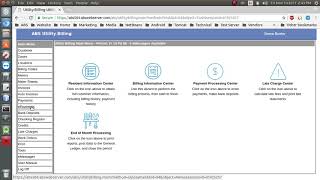 ABS Utility Billing Automatic Bank Drafts