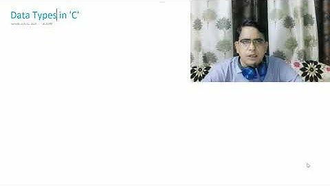 Lec-15 | C-Lang | Data Types in 