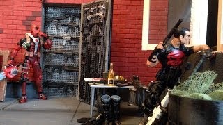 Marvel Legends Deadpool Armory Foam Diorama (6