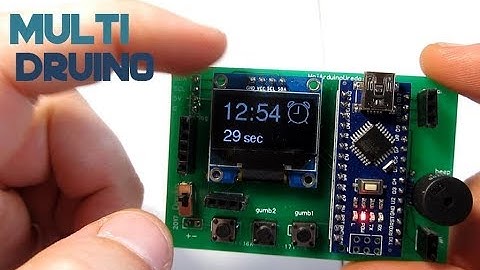 Multidruino - multimeter, game console, calculator. clock and much more