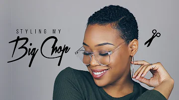 STYLING MY NEW BIG CHOP | HOW TO SLAY YOUR TWA 💇🏾 | 4C HAIR