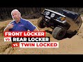 Front Locker vs Rear Locker vs Twin locked Differential - Off Road test comparison