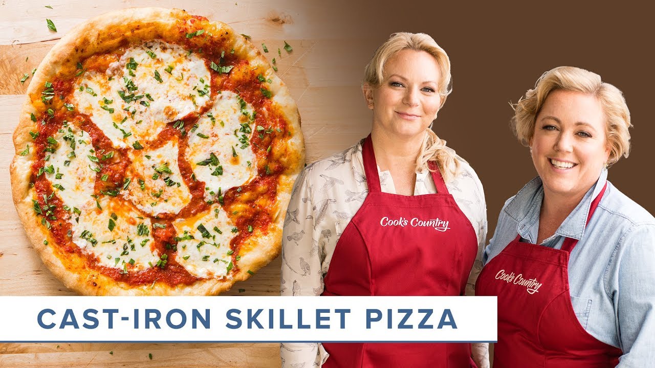 How to Make Cast Iron Skillet Pizza - Kitchen Swagger