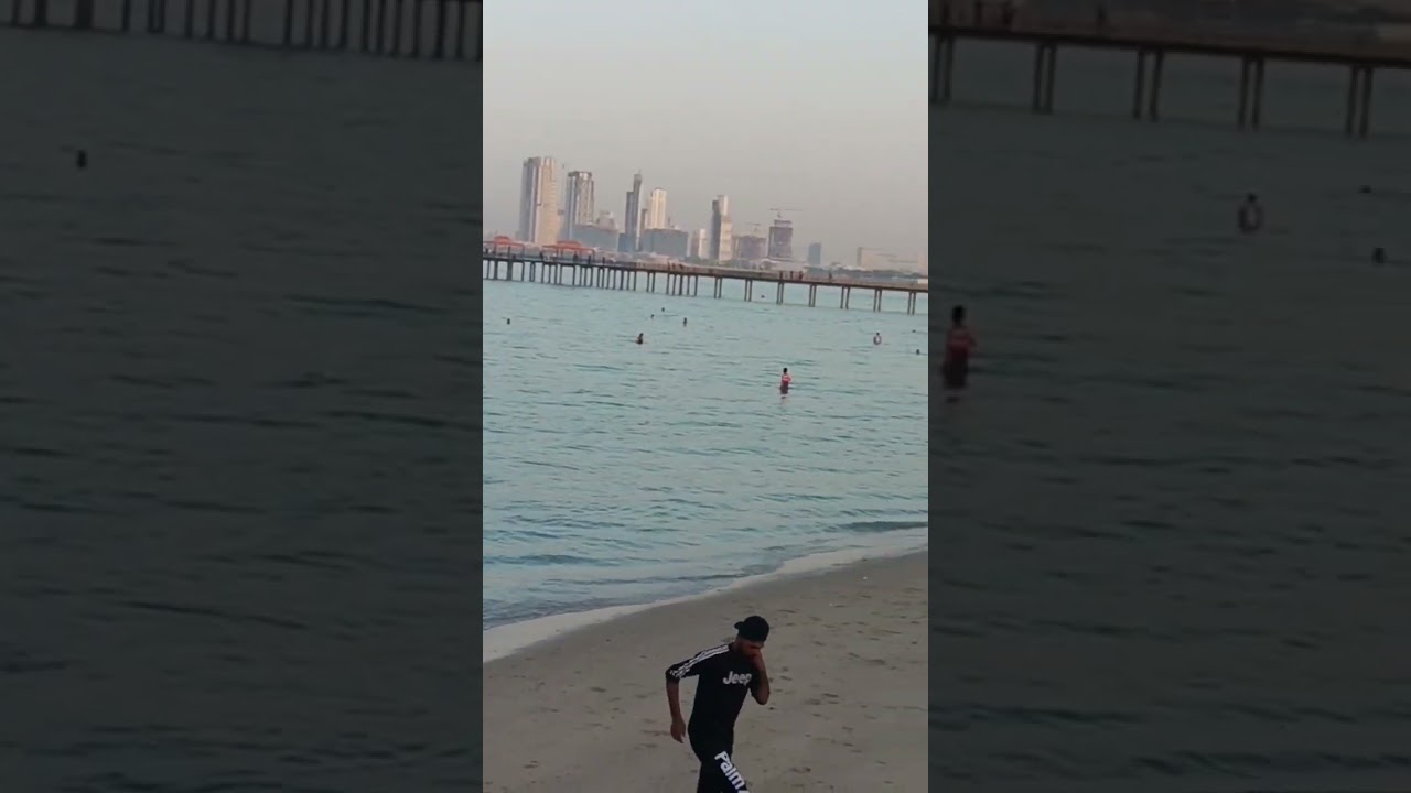 This is seaside Kuwait tower!!यह समुद्र तटीय कुवैत टॉवर है Kuwait  tower in Samundar site 