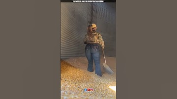 😱Reality Of Grain Bin Robot ! #shorts