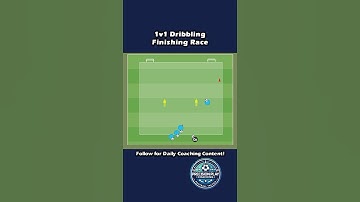 ⚡1v1 DRIBBLING FINISHING RACE! | Explosive Attacking Drill