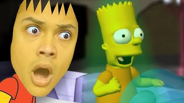 BART SIMPSON GETS ABDUCTED BY ALIENS !!! (Simpsons Hit and Run)