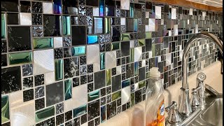 Vibrant colors tile black pearl for kitchen bathroom wall backsplash screenshot 5