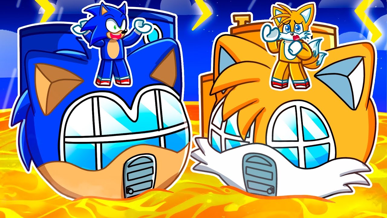 Sonic & Tails HOUSES vs DISASTERS in Roblox!