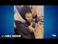 Two-year-old boy celebrates being cancer free with help from a plane full of passengers