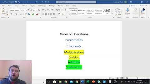GED Math: Order of Operations