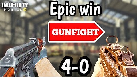Call of duty Mobile | gunfight epic win | indian player