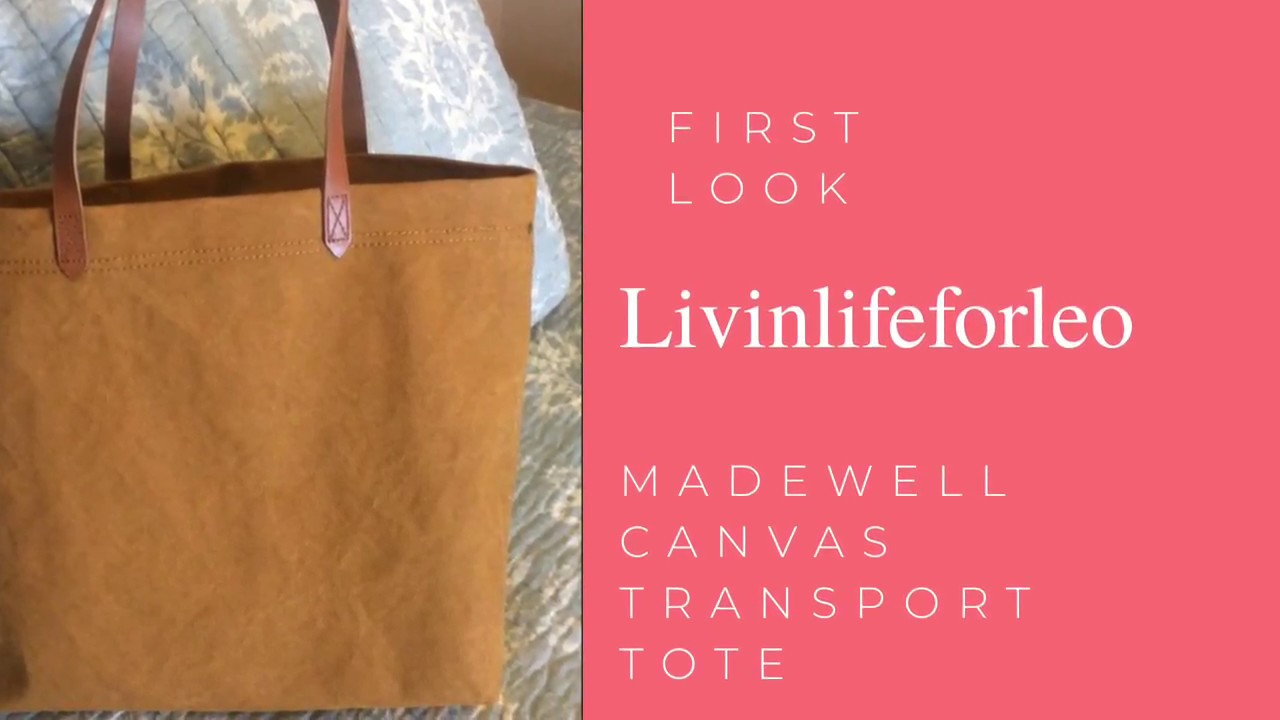 madewell the canvas transport tote