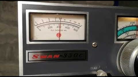 SWAN 350C HF SSB Transceiver IU2PBX Qso YB0AR 40M-Band 31/03/2022