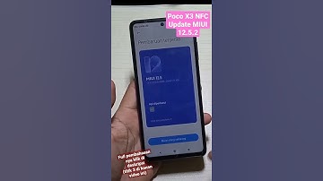 Poco X3 NFC update MIUI 12.5.2 #shorts