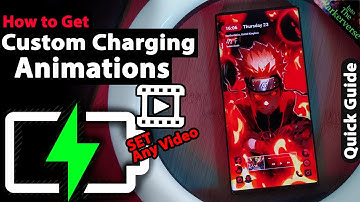 How to Get Custom Charging Animations on ANY Android - Set Video to Charge animation guide - 2024
