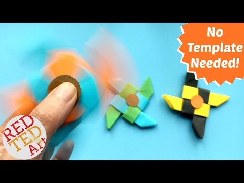 Ninja Fidget Spinner Diy Paper Only No Template Needed