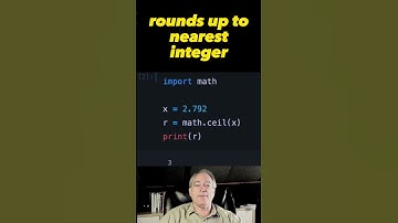 Round UP numbers in Python 🐍 #shorts #python