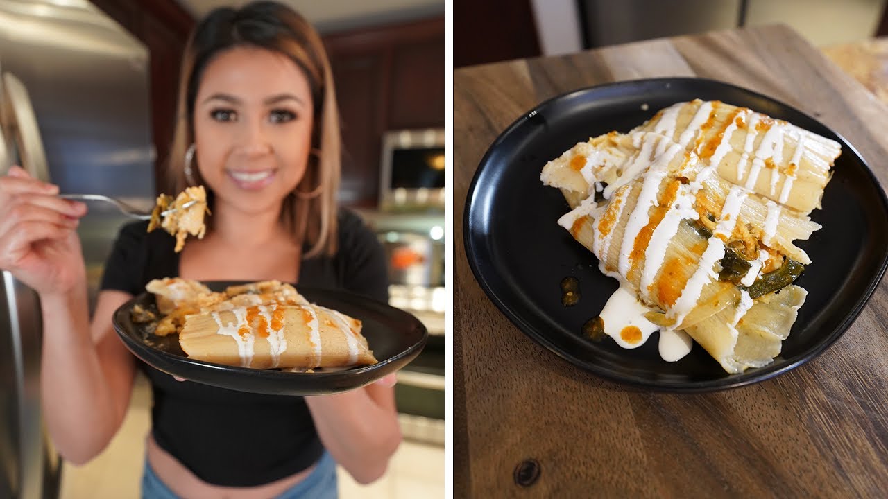 The EASIEST Way To Make Tamales | RAJAS CON QUESO TAMALES