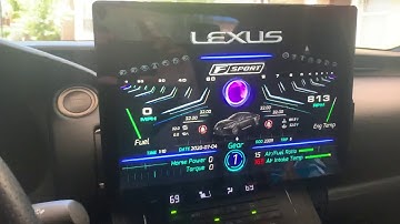 Realdash Custom Lexus Skin