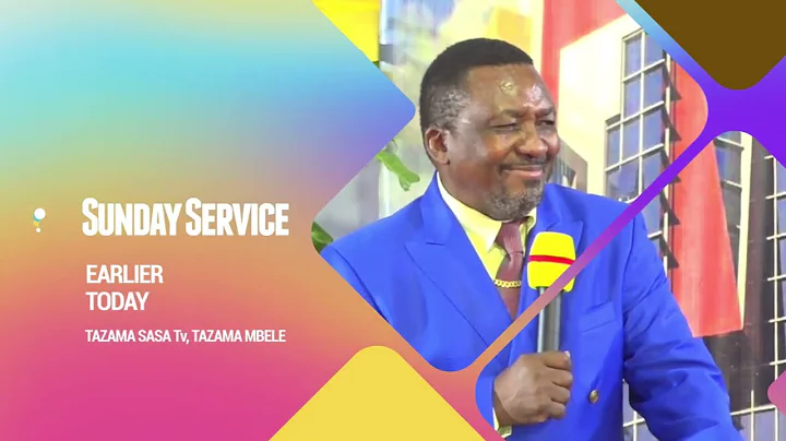 EARLIER TODAY INSPIRATION, Apostle Dr. James Ng'an...