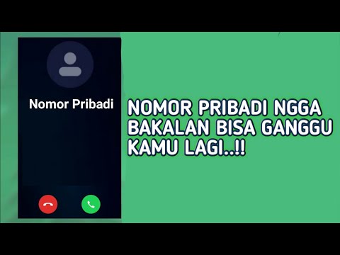 Video: Cara Menonaktifkan Layanan Nomor Tersembunyi