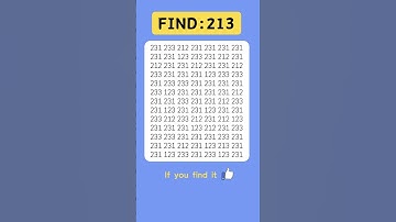 Find odd numbers - 213 - #odd #quiz #braintest