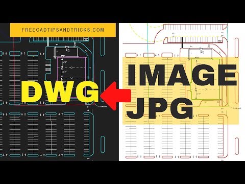 Raster Image to DWG | AutoCAD Inserting & Tracing Images | Convert JPG to DWG