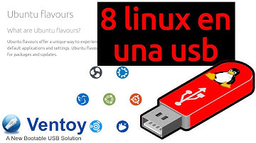 Ubuntu 22.04 y sus 7 sabores oficiales en una sola USB [8 en 1 con Ventoy] [V350]