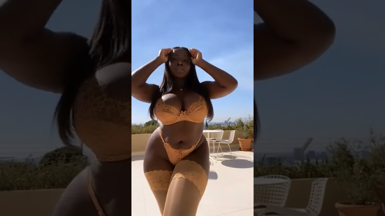⁣black african women wearing G-string bikini 👙 #aftereffects #africanwomen #bikini #bigbooty
