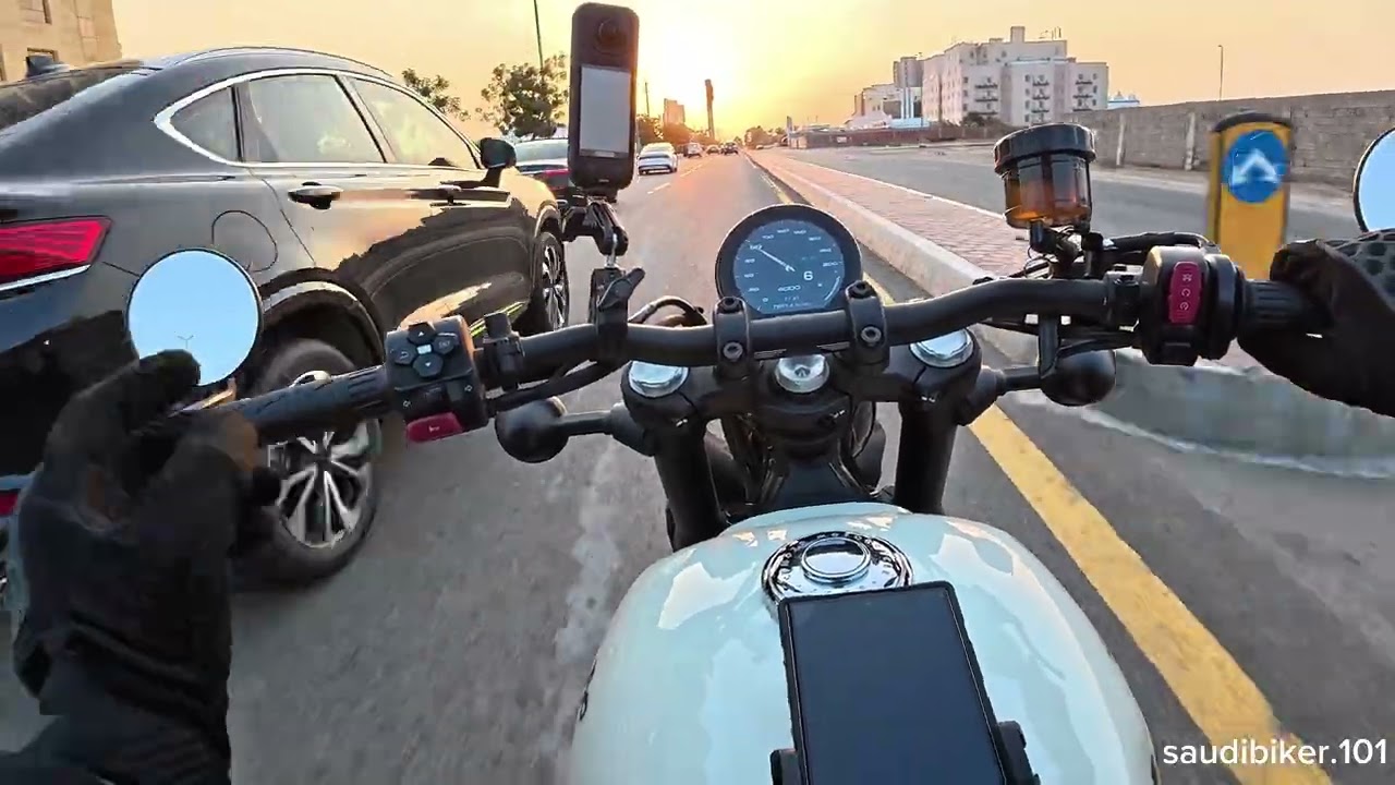 تجربه قياده cfmoto clc 450 bobber     