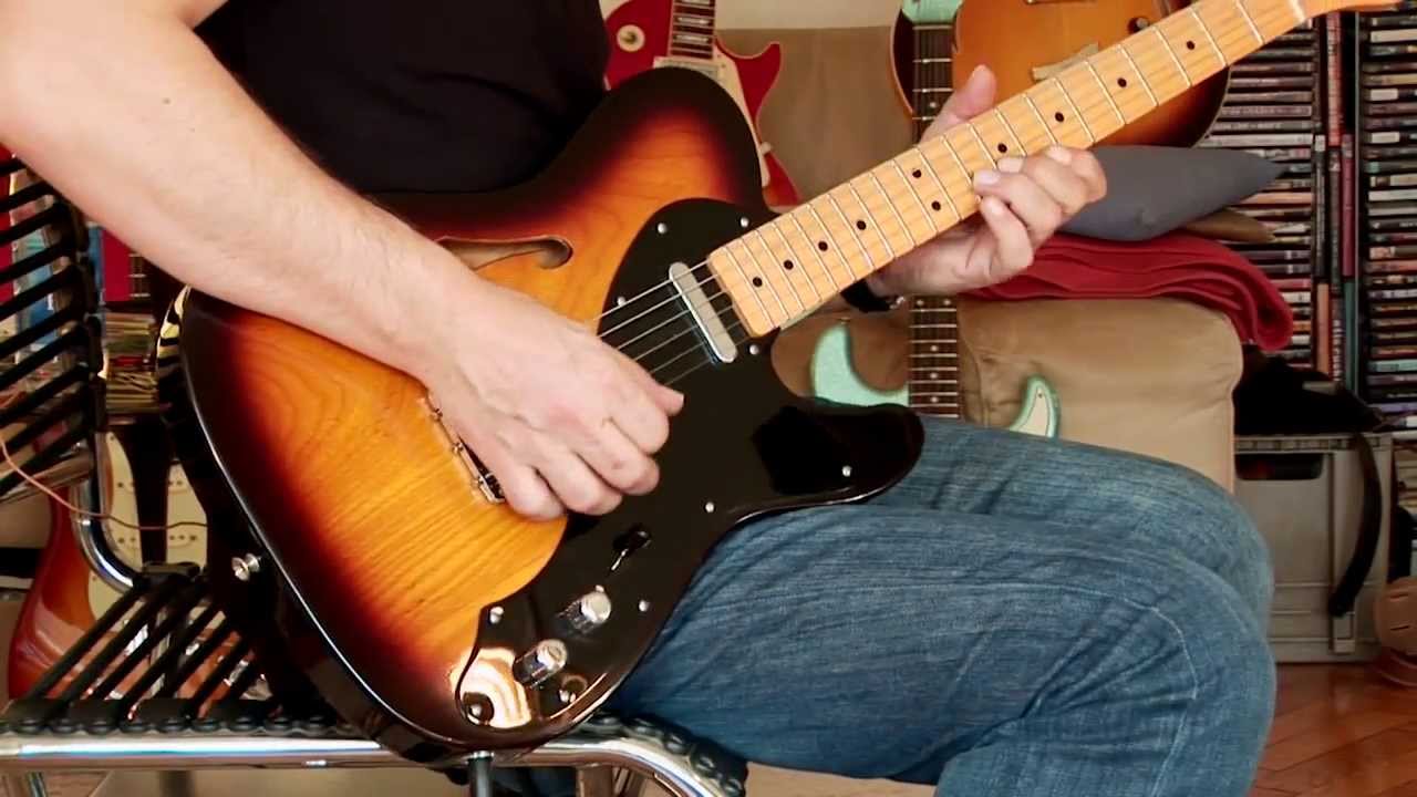 Telecaster thinline sunburst deals