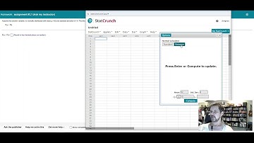 how to use StatCrunch for the normal distribution