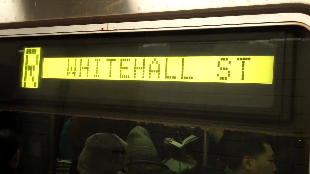 Whitehall R Train BMT Broadway Line: Whitehall Street-bound R46 R Train@Times Square/42nd ...