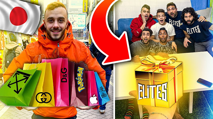 🎁🇯🇵REACTION DEGLI ELITES AI REGALI DEL GIAPPONE!