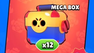 12 Mega Box Opening | Brawl Stars #Shorts