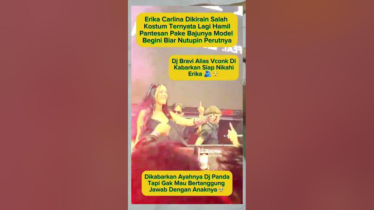 erika carlina hamil anak dj panda🤔 #shortvideo #viral #artist #erikacarlina #djpanda #fyp♥️