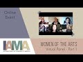 Women of the arts virtual panel part 1