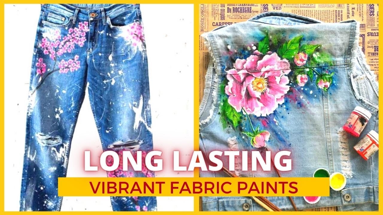 Best Fabric Paint For Denim -Vibrant And Long-Lasting Fabric Paints 