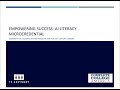 CCA Webinar: Empowering Success - AI Literacy Microcredential
