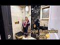 Royal bathroom tour   golden luxurious bathroom   itna expensive 