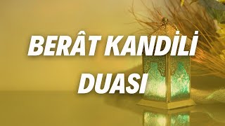 Berât Kandi̇li̇ Duasi