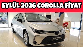 Eylül 2026 Toyota Corolla Sedan Fi̇yat Li̇stesi̇ Açiklandi
