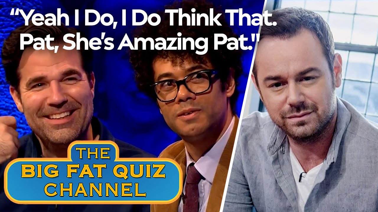 Richard Ayoade Thinks Danny Dyer's A Descendant Of Pat Butcher | Big Fat Quiz of 2016